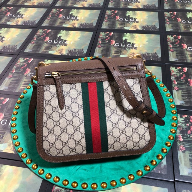 Gucci經典款女包 523658 古馳新款Ophidia系列 Gucci肩背包 Gucci女士斜挎包  gqy1956